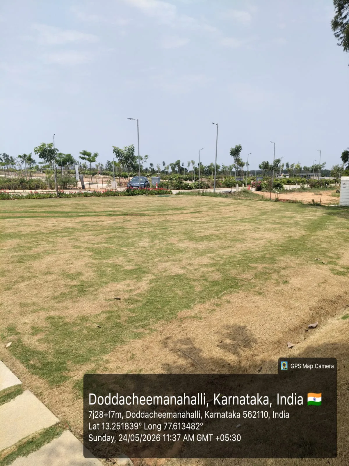 Open green space at Arvind The Park, Devanahalli