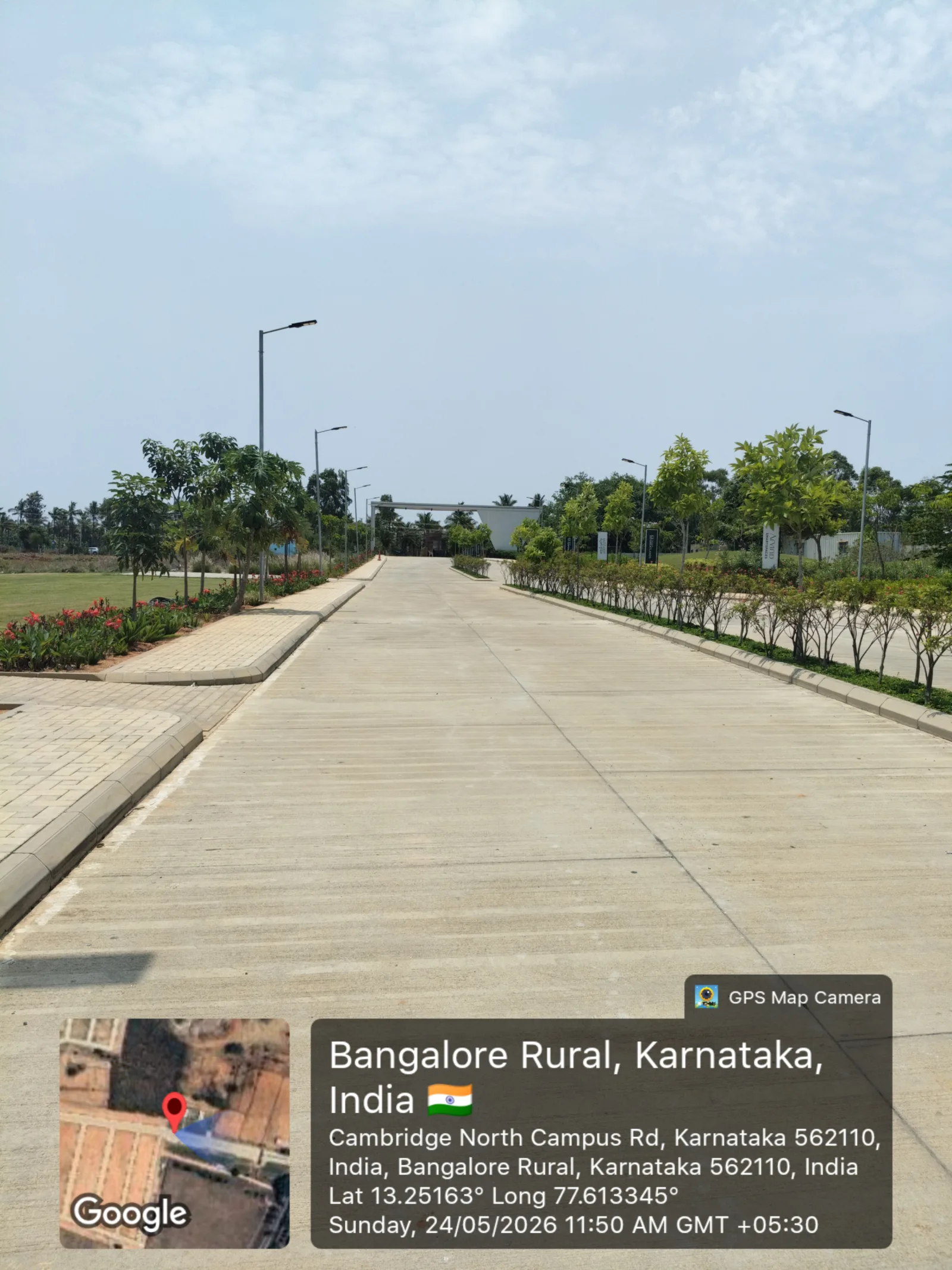 Project approach road and connectivity at Arvind The Park, Devanahalli